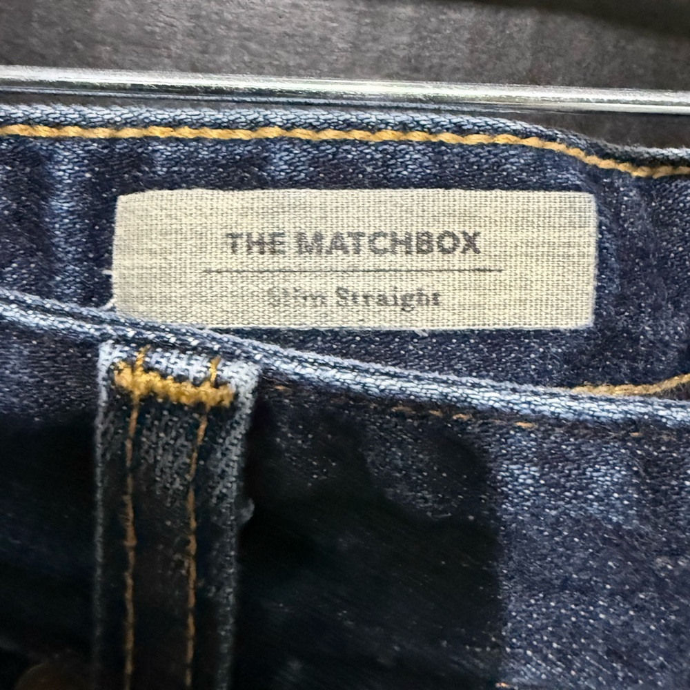 🍥AG Adriano Goldschmied Matchbox Slim Blue Jeans - Picture 4 of 16